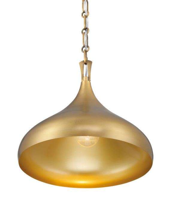 Minka-Lavery 3931-732 One Light Pendant, Legacy Brass