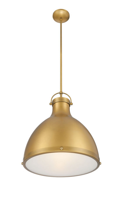 Minka-Lavery 3932-732 One Light Pendant, Legacy Brass