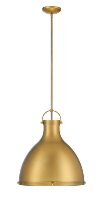 Minka-Lavery 3932-732 One Light Pendant, Legacy Brass