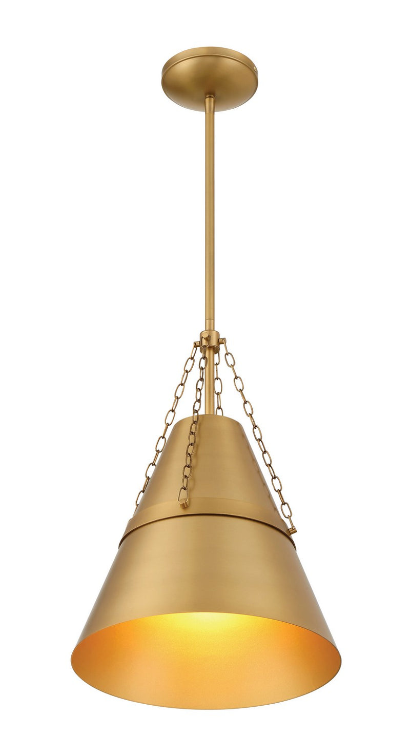 Minka-Lavery 3933-732 One Light Pendant, Legacy Brass