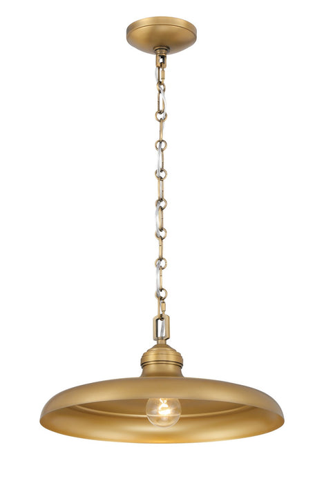 Minka-Lavery 3935-732 One Light Pendant, Legacy Brass
