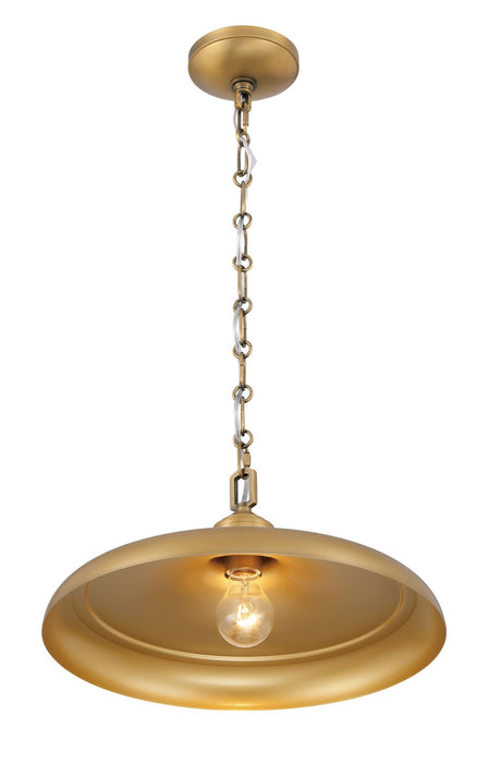 Minka-Lavery 3935-732 One Light Pendant, Legacy Brass