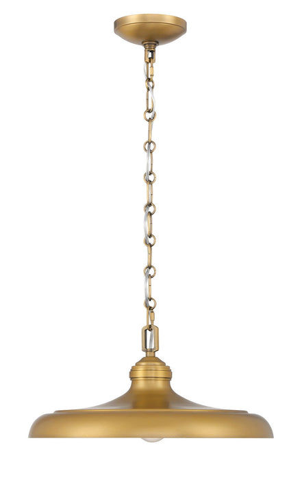 Minka-Lavery 3935-732 One Light Pendant, Legacy Brass
