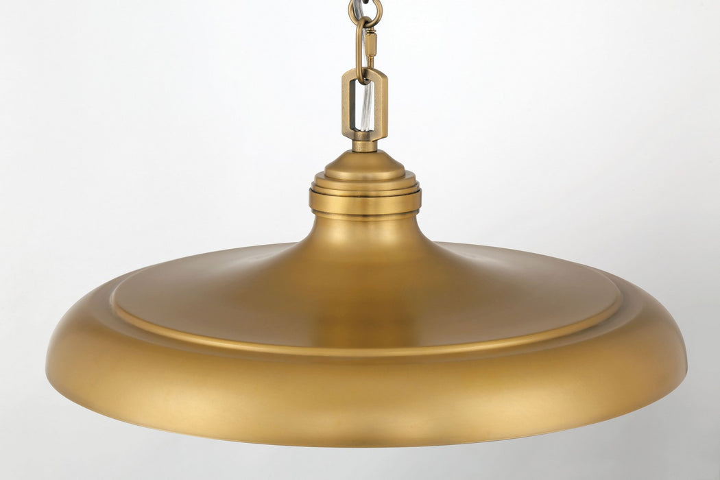Minka-Lavery 3935-732 One Light Pendant, Legacy Brass