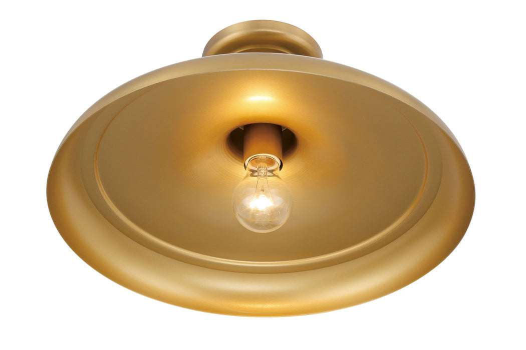 Minka-Lavery 3936-732 One Light Semi Flush Mount, Legacy Brass