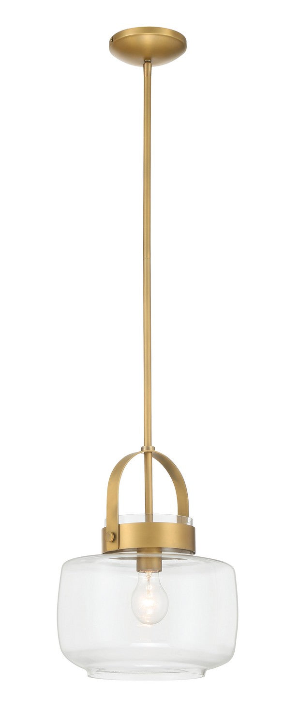 Minka-Lavery 3937-732 One Light Pendant, Legacy Brass