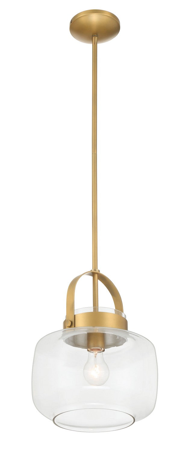 Minka-Lavery 3937-732 One Light Pendant, Legacy Brass