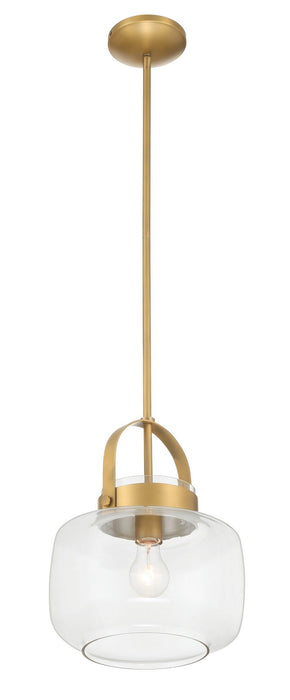 Minka-Lavery 3937-732 One Light Pendant, Legacy Brass