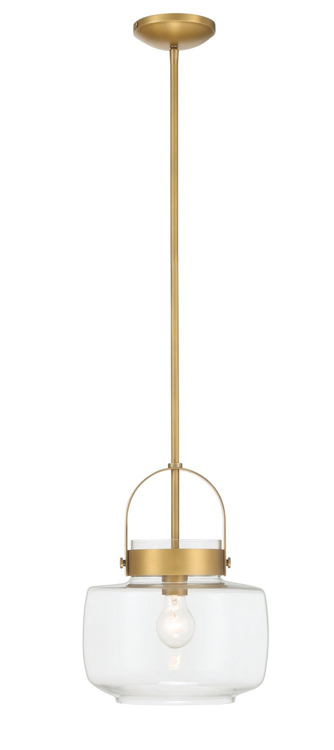Minka-Lavery 3937-732 One Light Pendant, Legacy Brass