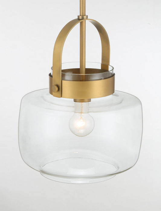 Minka-Lavery 3937-732 One Light Pendant, Legacy Brass