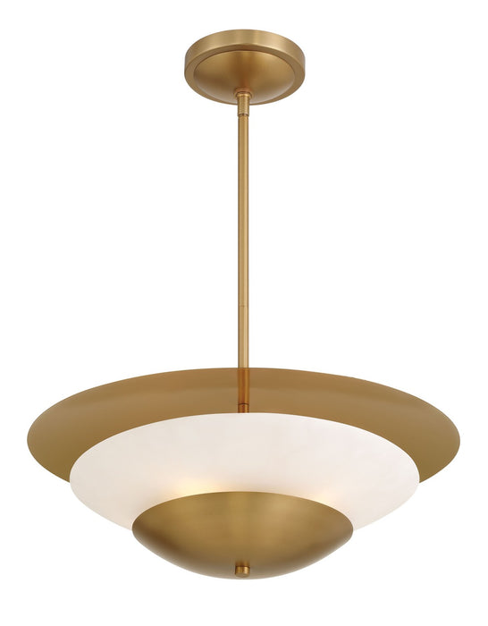 Minka-Lavery 3944-732 Four Light Pendant, Legacy Brass