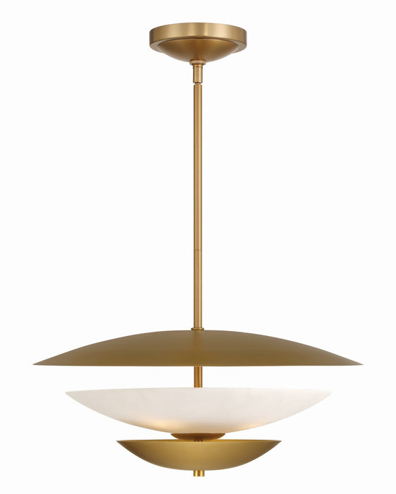Minka-Lavery 3944-732 Four Light Pendant, Legacy Brass