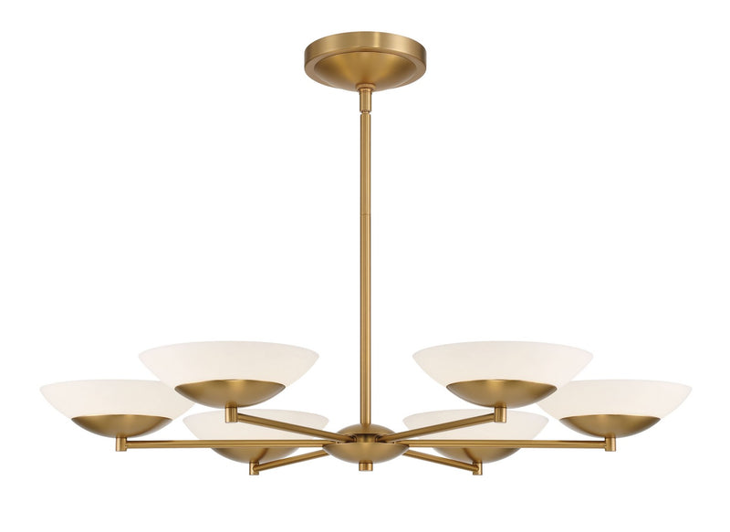 Minka-Lavery 3946-732 LED Chandelier, Legacy Brass