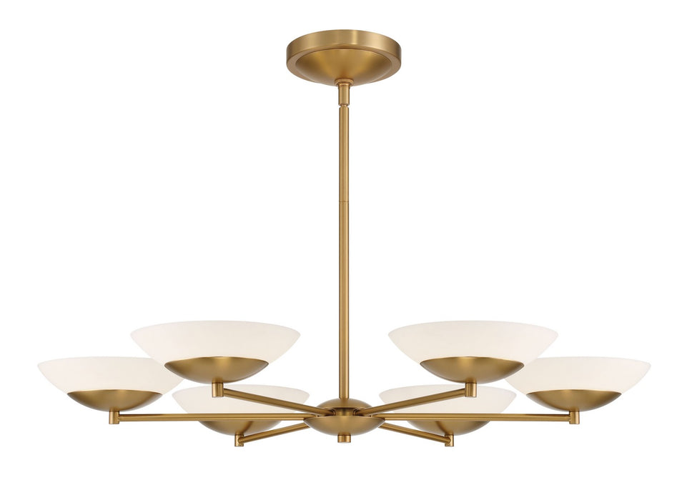 Minka-Lavery 3946-732 LED Chandelier, Legacy Brass