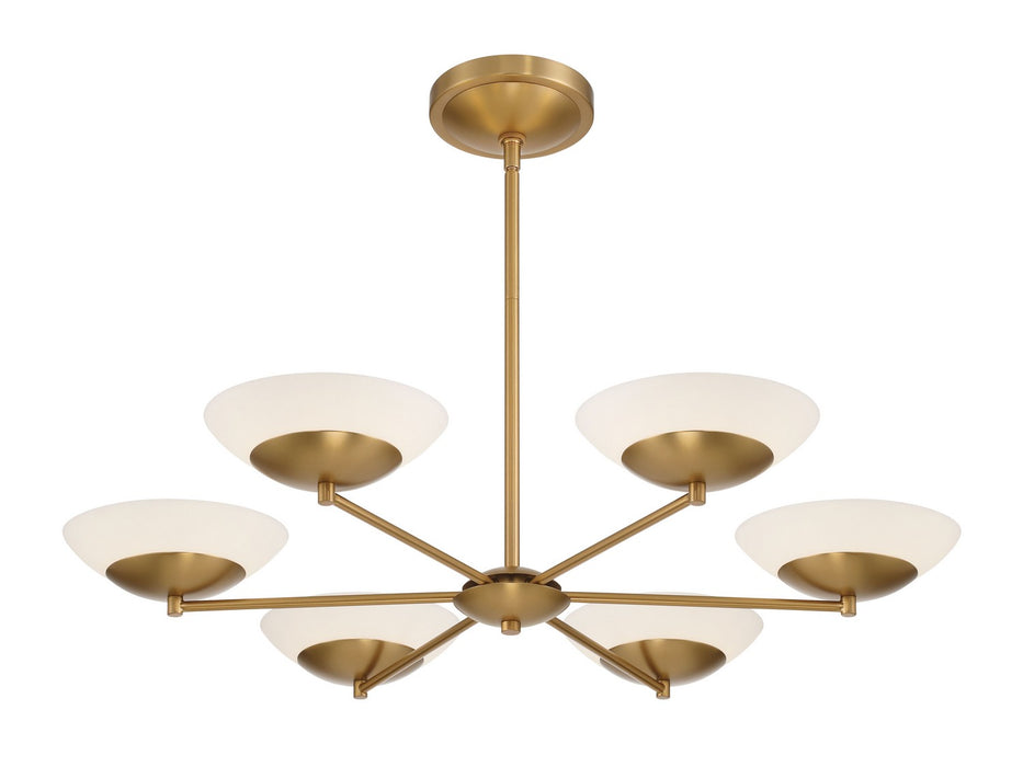 Minka-Lavery 3946-732 LED Chandelier, Legacy Brass