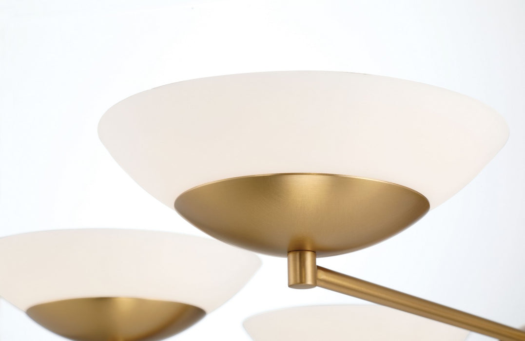 Minka-Lavery 3946-732 LED Chandelier, Legacy Brass