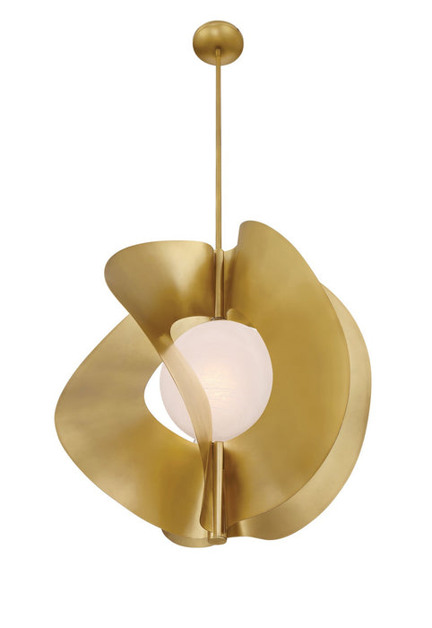 Minka-Lavery 3951-732 One Light Pendant, Legacy Brass