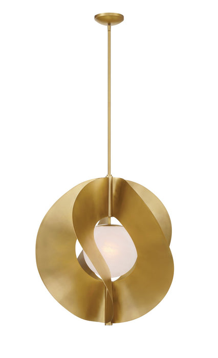 Minka-Lavery 3951-732 One Light Pendant, Legacy Brass