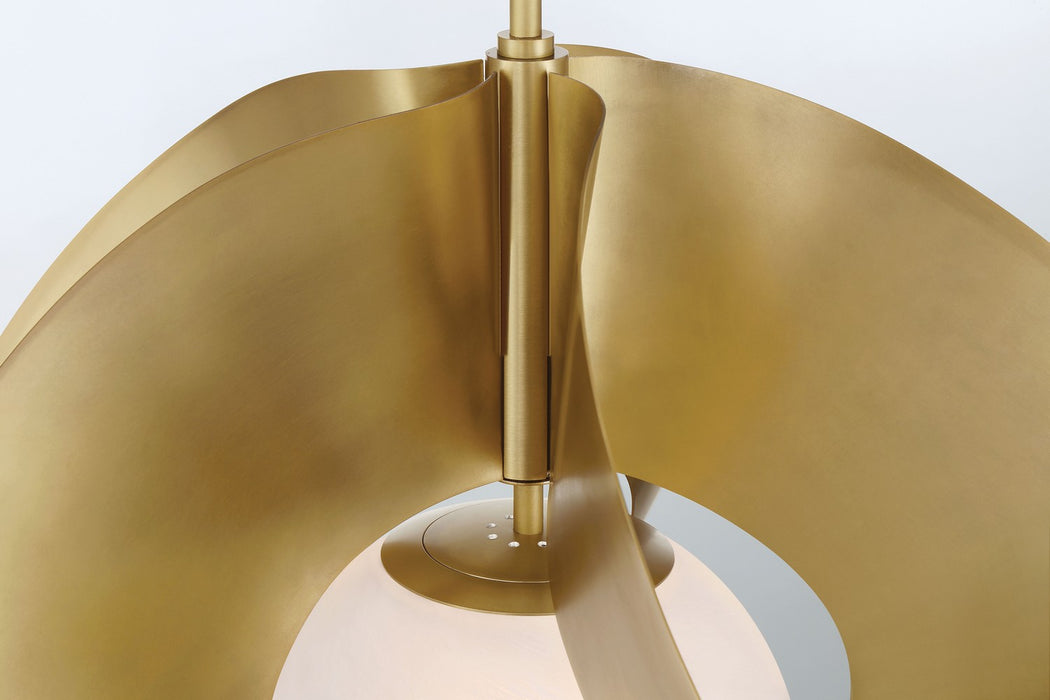 Minka-Lavery 3951-732 One Light Pendant, Legacy Brass