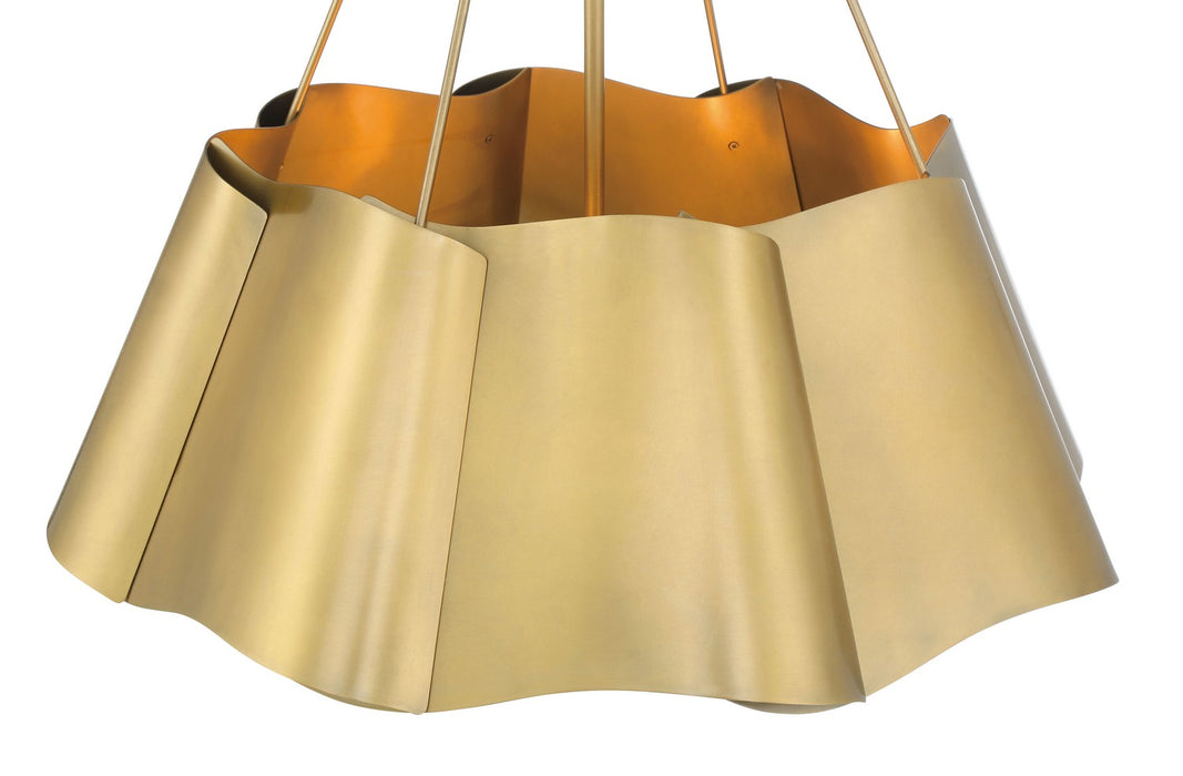Minka-Lavery 3954-732 Four Light Pendant, Legacy Brass