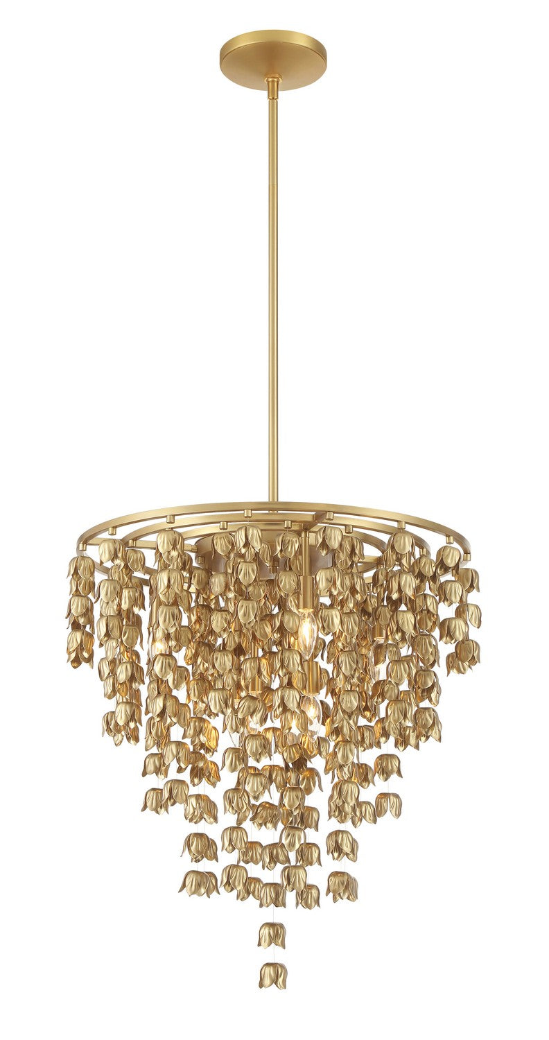 Minka-Lavery 3966-732 Eight Light Pendant, Legacy Brass
