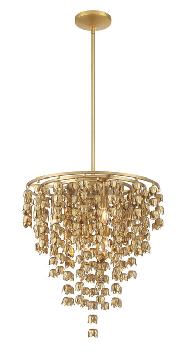 Minka-Lavery 3966-732 Eight Light Pendant, Legacy Brass