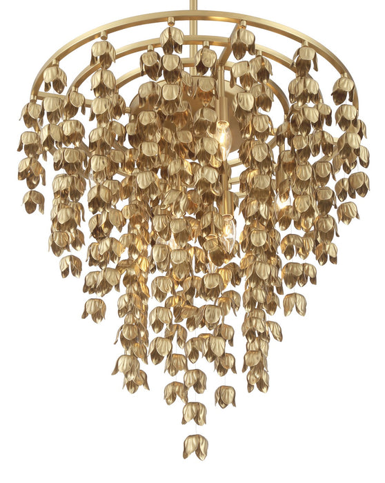 Minka-Lavery 3966-732 Eight Light Pendant, Legacy Brass