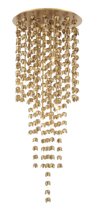Minka-Lavery 3967-732 Eight Light Pendant, Legacy Brass
