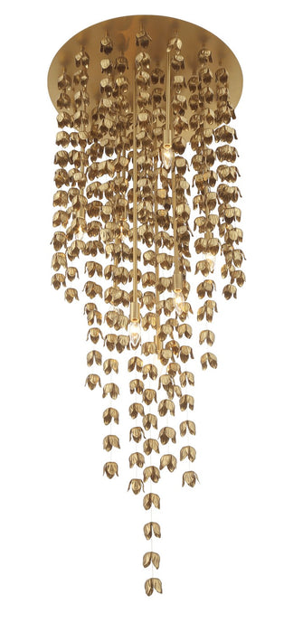 Minka-Lavery 3967-732 Eight Light Pendant, Legacy Brass