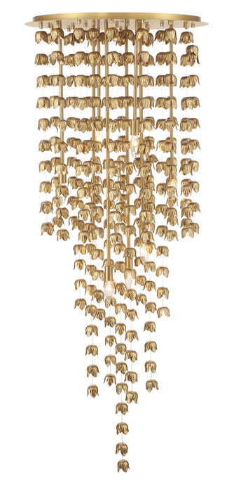 Minka-Lavery 3967-732 Eight Light Pendant, Legacy Brass