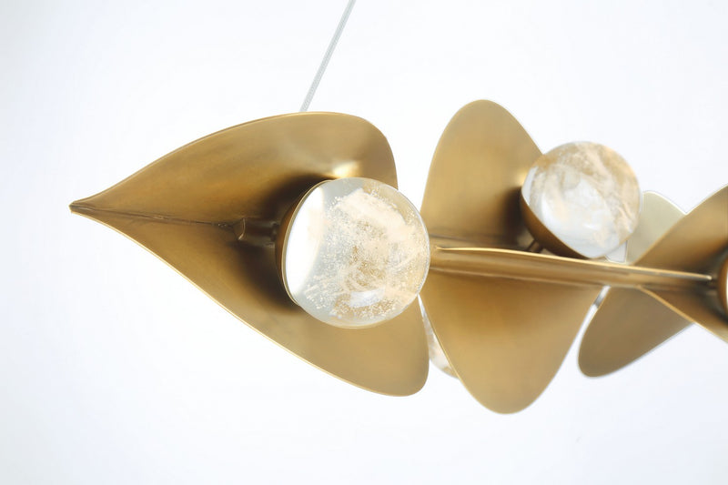 Minka-Lavery 3977-732-L LED Island Pendant, Legacy Brass