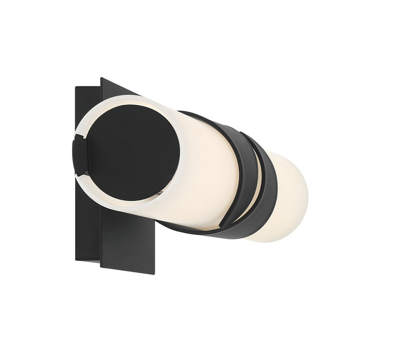 Minka-Lavery 493-899-L LED Vanity, Dark Matte Black
