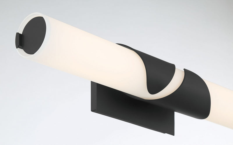 Minka-Lavery 493-899-L LED Vanity, Dark Matte Black