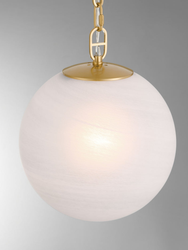 Minka-Lavery 5212-732 One Light Pendant, Legacy Brass