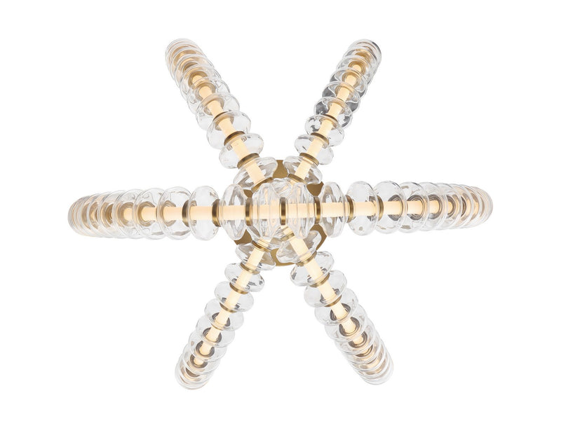 Minka-Lavery 5645-732-L LED Flush Mount, Legacy Brass