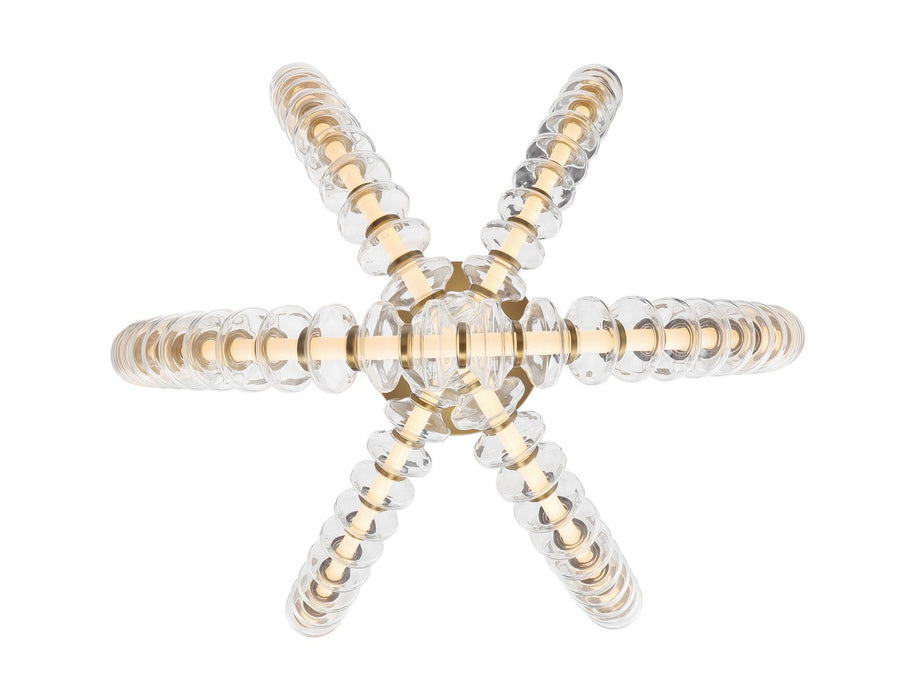 Minka-Lavery 5645-732-L LED Flush Mount, Legacy Brass