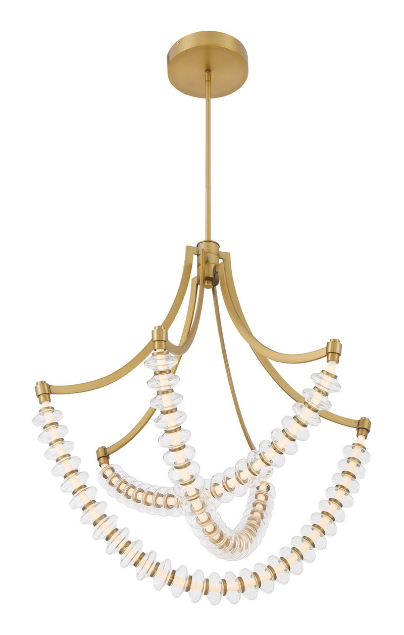 Minka-Lavery 5646-732-L LED Chandelier, Legacy Brass