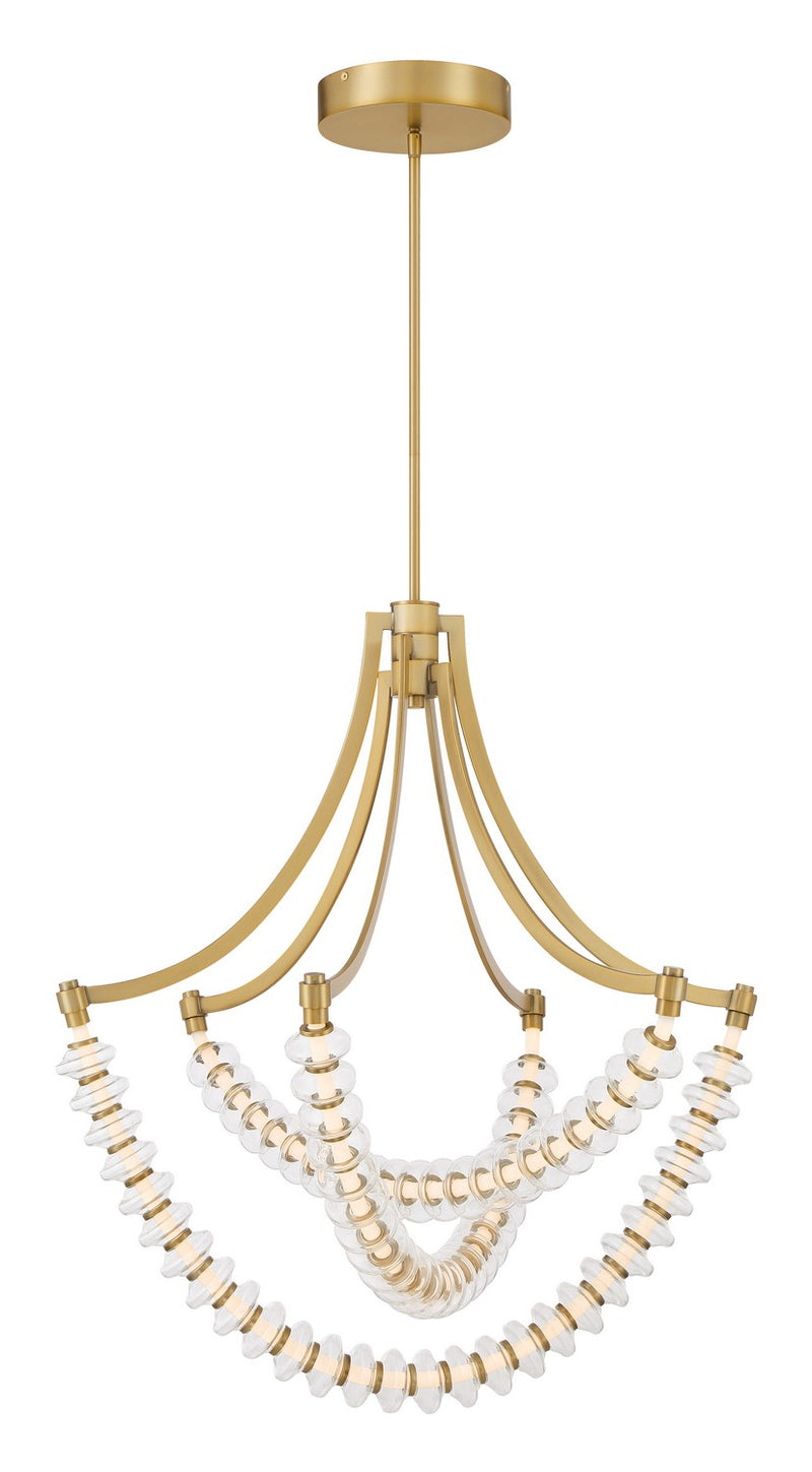 Minka-Lavery 5646-732-L LED Chandelier, Legacy Brass