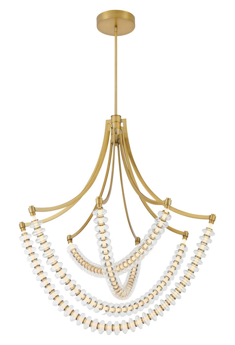 Minka-Lavery 5647-732-L LED Chandelier, Legacy Brass