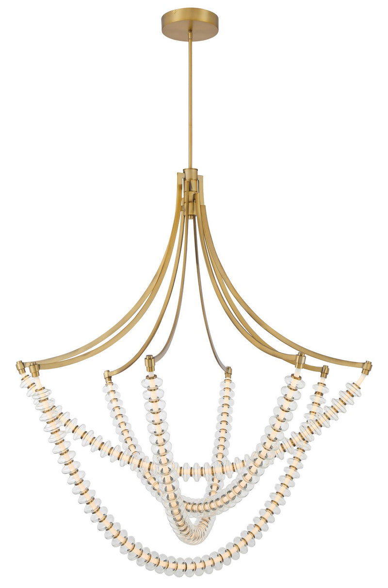 Minka-Lavery 5648-732-L LED Chandelier, Legacy Brass