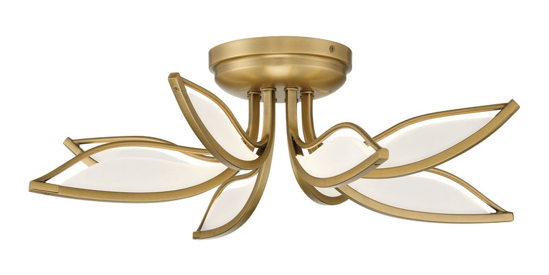 Minka-Lavery 5655-732-L LED Flush Mount, Legacy Brass