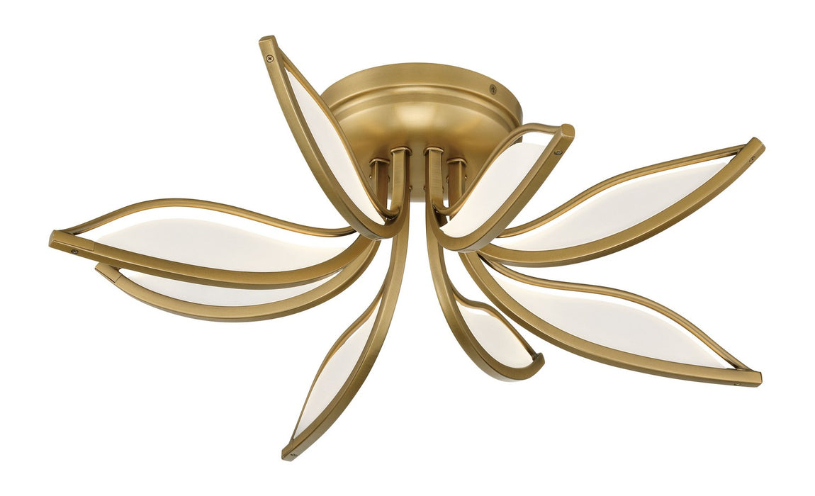 Minka-Lavery 5655-732-L LED Flush Mount, Legacy Brass