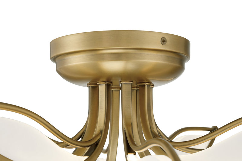 Minka-Lavery 5655-732-L LED Flush Mount, Legacy Brass
