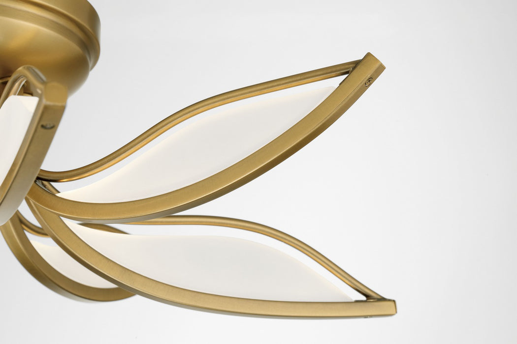 Minka-Lavery 5655-732-L LED Flush Mount, Legacy Brass