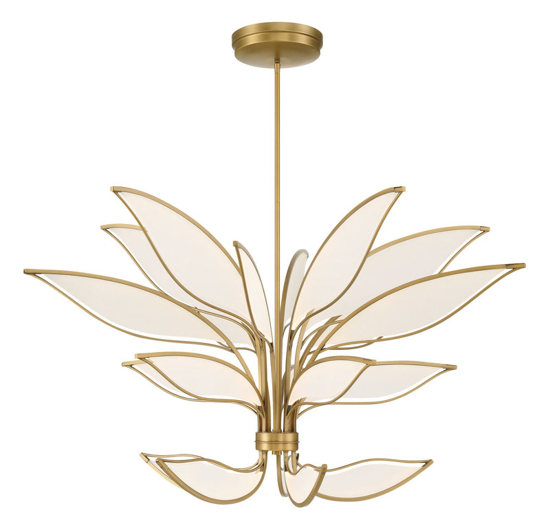 Minka-Lavery 5656-732-L LED Chandelier, Legacy Brass