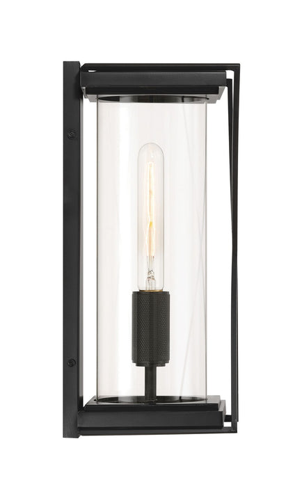 Minka-Lavery 77600-899 One Light Outdoor Wall Sconce, Dark Matte Black