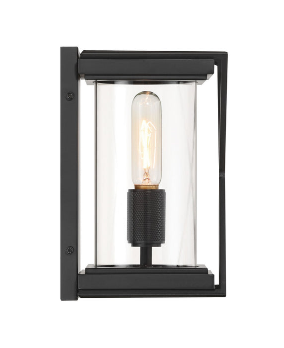 Minka-Lavery 77601-899 One Light Outdoor Wall Sconce, Dark Matte Black
