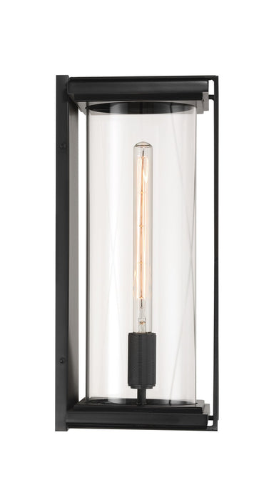 Minka-Lavery 77602-899 One Light Outdoor Wall Sconce, Dark Matte Black