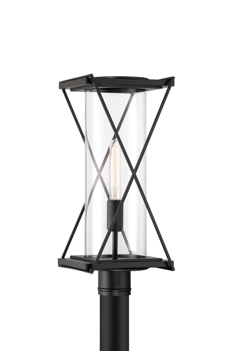 Minka-Lavery 77605-899 One Light Outdoor Post Mount, Dark Matte Black