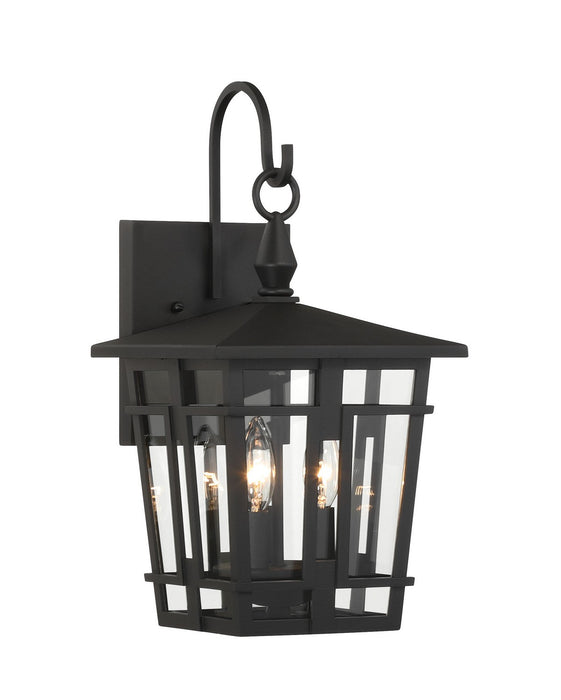 Minka-Lavery 77901-66 Three Light Outdoor Wall Sconce, Sand Coal